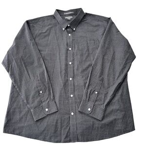 Eddie Bauer Men's Wrinkle Free  Relaxed Fit Men’s Shirt - 2XL